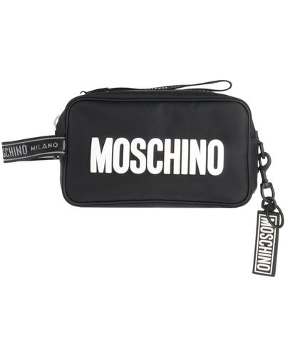 Moschino Beauty Case Textile Fibers - Black
