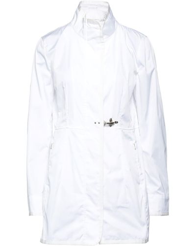 Fay Overcoat & Trench Coat - White