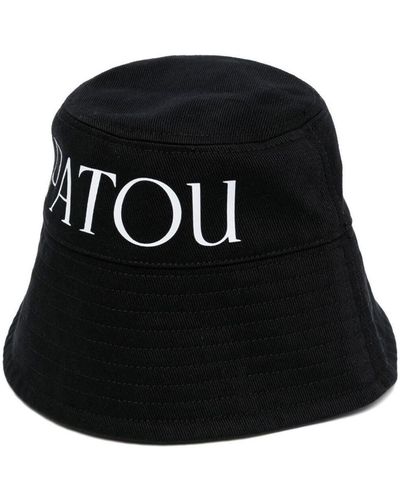 Patou Cappello Bucket Con Stampa - Nero