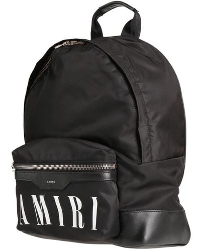 Amiri Backpack Polyamide, Cow Leather - Black