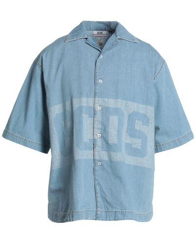Gcds Denim Shirt - Blue