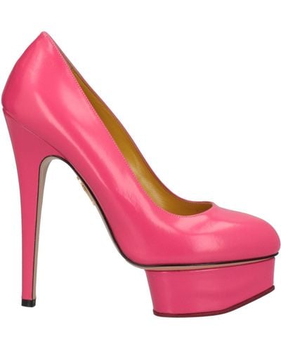 Charlotte Olympia Court Shoes - Pink