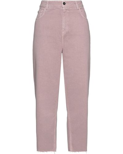 Actitude By Twinset Pastel Jeans Cotton - Pink