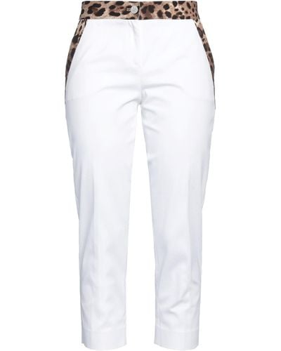 Dolce & Gabbana Cropped Pants - White