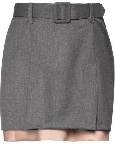 Kaos Mini Skirt - Gray