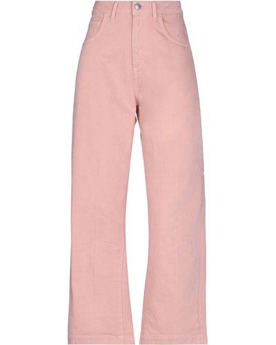 Jucca Denim Pants - Pink