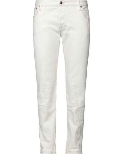 Emporio Armani Pantalon en jean - Blanc