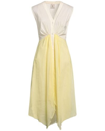 L'Autre Chose Midi Dress - Yellow