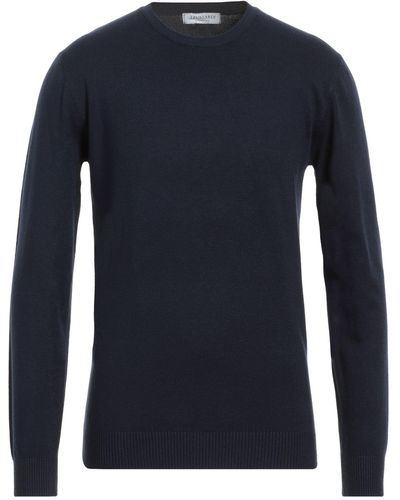 Trussardi Midnight Sweater Wool, Acrylic - Blue