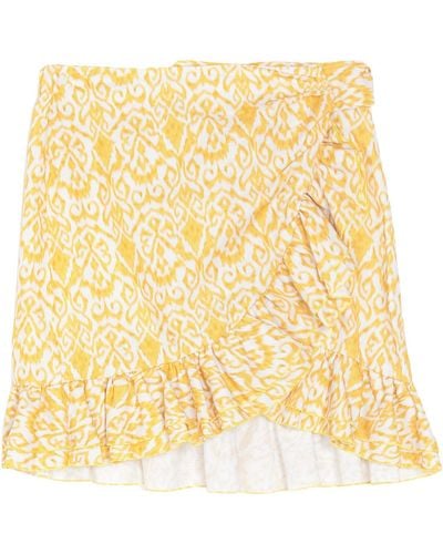 Soallure Mini Skirt - Yellow