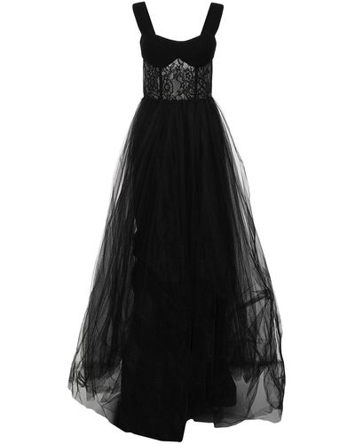 Rasario Long Dress - Black