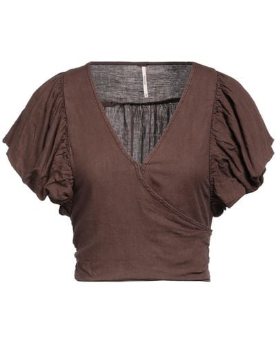 Free People Top - Braun