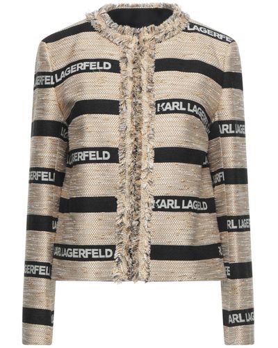 Karl Lagerfeld Suit Jacket - Natural