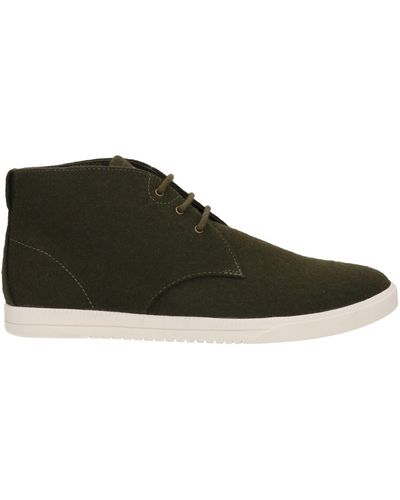 CLAE Military Ankle Boots Textile Fibers - Green