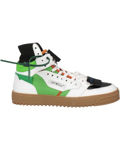 Off-White c/o Virgil Abloh Off- Trainers Leather, Textile Fibres - Green