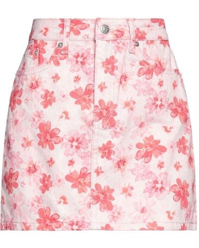 NA-KD Denim Skirt - Pink