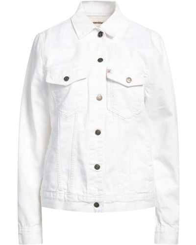 Semicouture Denim Outerwear - White