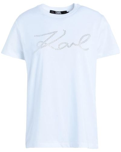 Karl Lagerfeld T-shirts - Blau