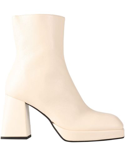Off White Ankle Boots Bianca