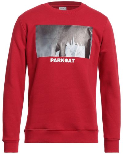Parkoat Sweatshirt Cotton, Polyester - Red