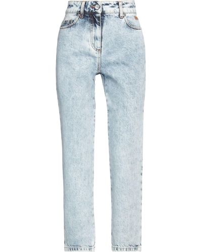 MSGM Pantalon en jean - Bleu