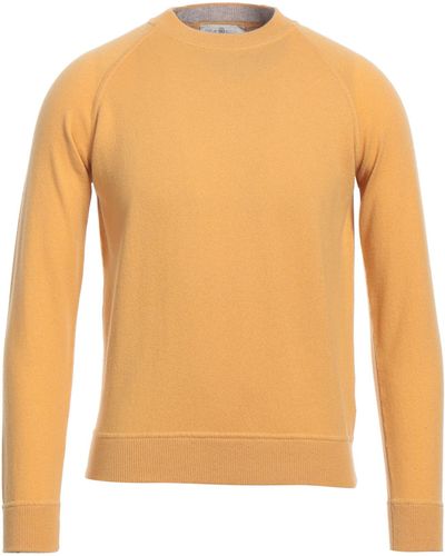 Della Ciana Ocher Sweater Cashmere - Orange