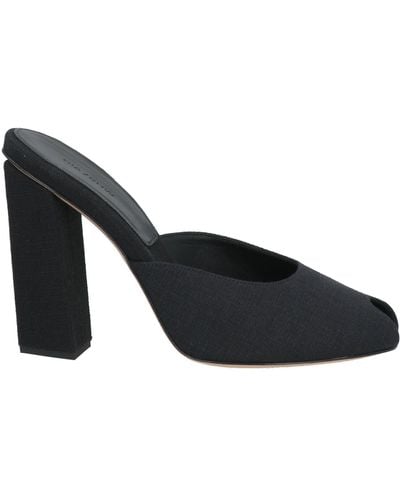 GIA RHW Sandals Textile Fibres - Black