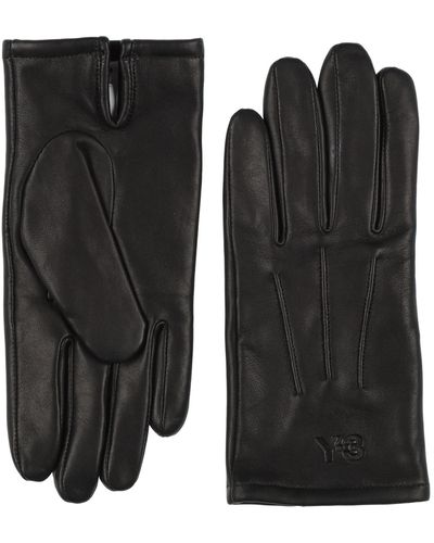 Y-3 Gloves - Black