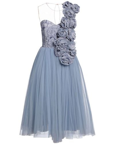 Elisabetta Franchi Midi Dress - Blue