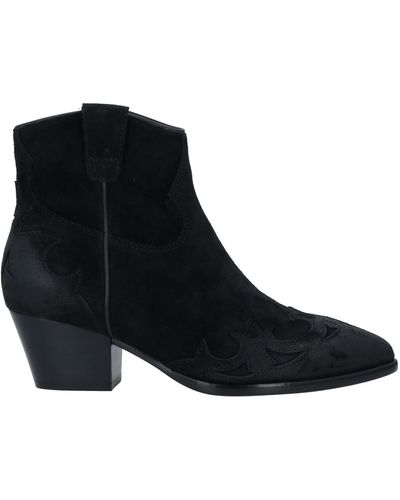 Ash Ankle Boots Leather - Black