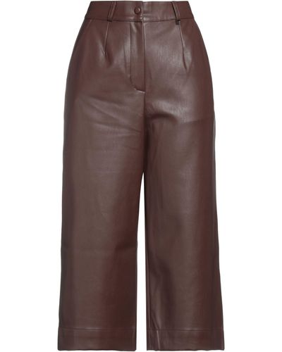Kocca Cropped Trousers - Brown