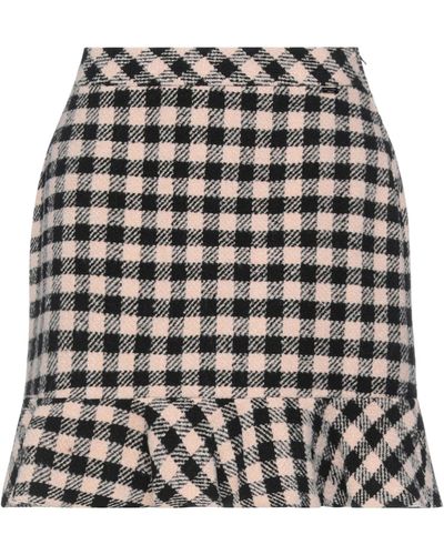 LE COEUR TWINSET Mini Skirt - Natural