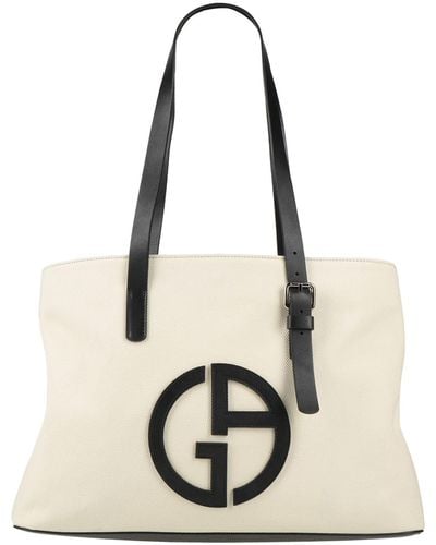 Giorgio Armani Shoulder Bag - Natural