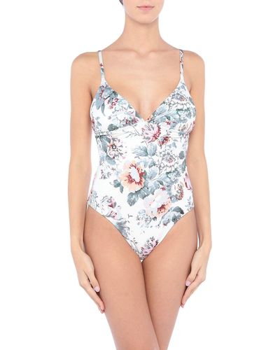 Semicouture One-piece Swimsuit - White