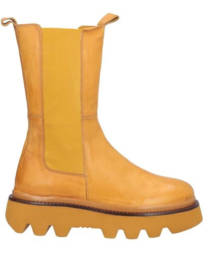 Elvio Zanon Ankle Boots - Orange