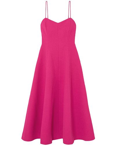 Rebecca Vallance Midi Dress - Pink
