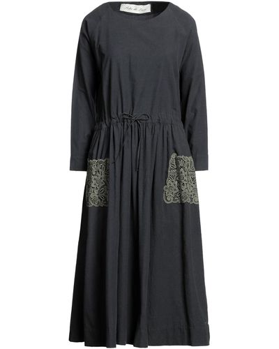 Soho De Luxe Midi Dress - Black