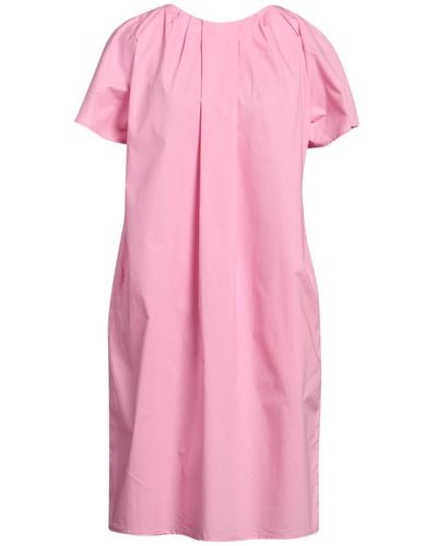 Rose' A Pois Mini Dress - Pink