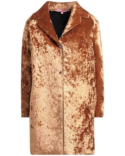 La Fille Des Fleurs Overcoat & Trench Coat - Brown