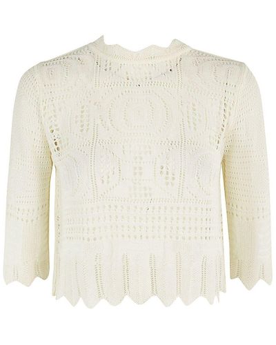 Semicouture Pullover - Weiß