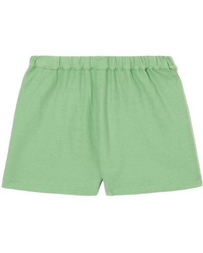 COS Bouclé Shorts - Green