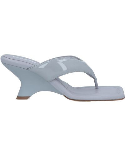 Gia Borghini Thong Sandal - Grey