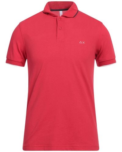 Sun 68 Polo Shirt - Red
