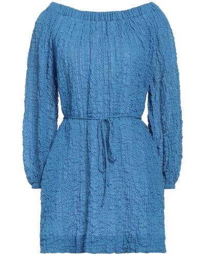 Three Graces London Mini Dress - Blue