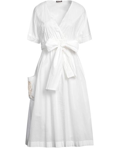 Maliparmi Vestito Midi - Bianco