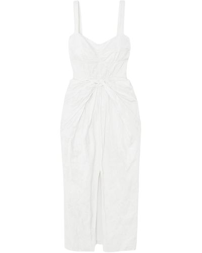 Jason Wu Vestido midi - Blanco