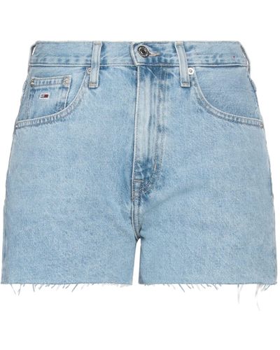 Tommy Hilfiger Women's Jean Denim Shorts Size 8 Hammer Loop Carpenter  Shorts Y2K