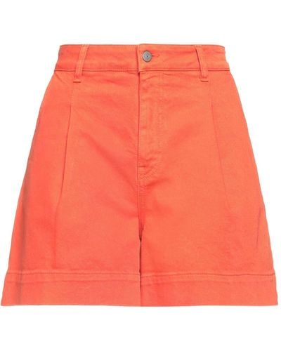 P.A.R.O.S.H. Short en jean - Orange