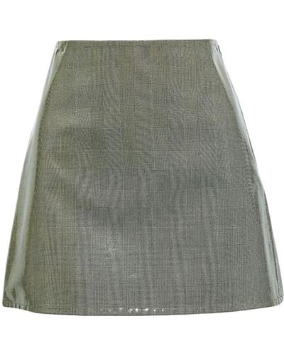 Helmut Lang Mini Skirt - Green