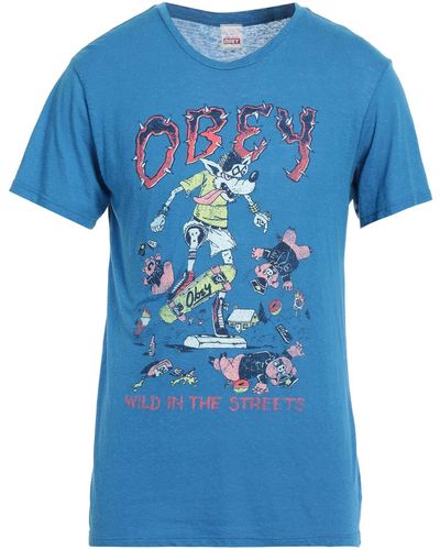 Obey T-shirt - Blue